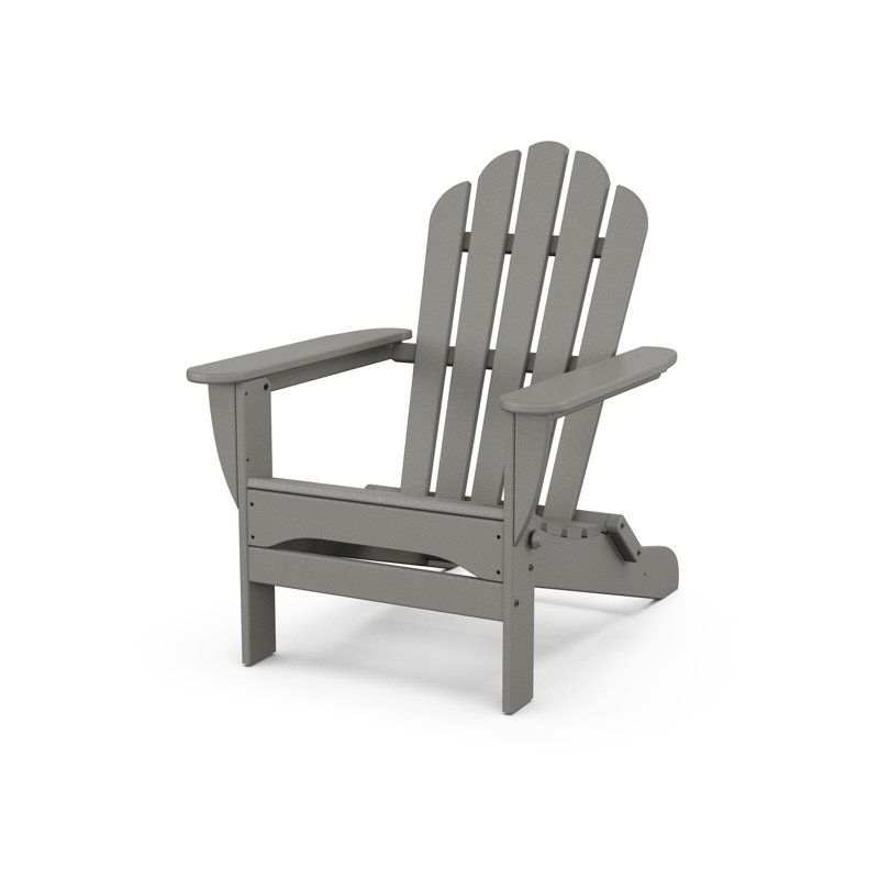 Monterey Bay Folding Adirondack Chair, Stepping Stone