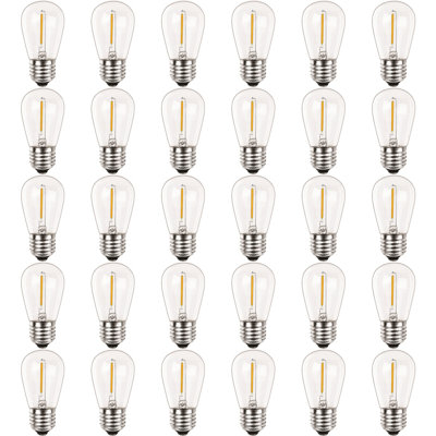 1 watt (équivalent à 11 watts), ampoule del à intensité variable 26/culot moyen (standard)