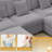 5-piece Modular Sectional Sofa With 2 Ottomans-180637846