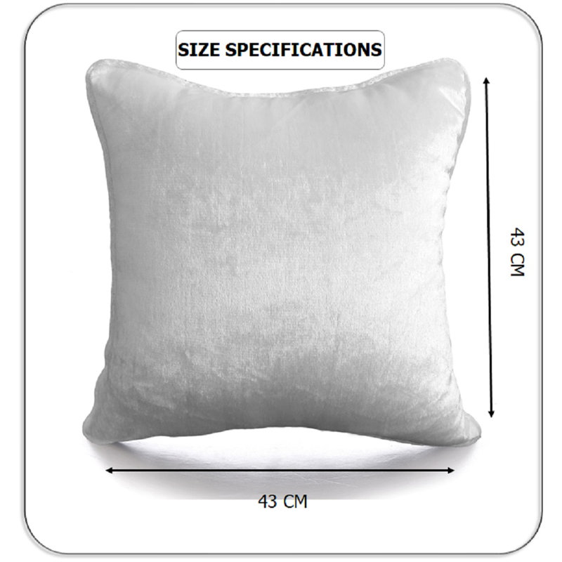 Aspinwall Square Throw Cushion Cover, White