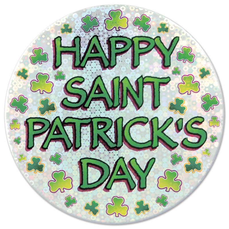 Bouton «Happy St Patrick's Day»