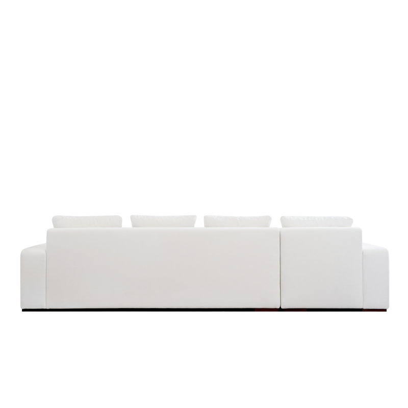 Thomas Sectional, Left Hand Facing, Alabaster Crypton Performance Weave