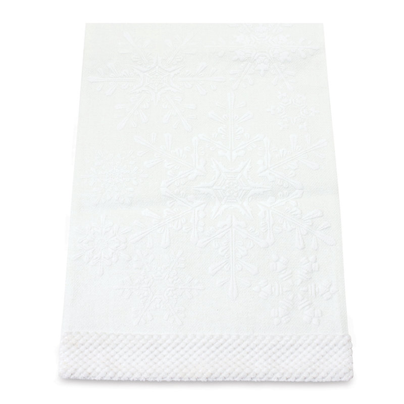 Chemin de table rectangulaire en polyester