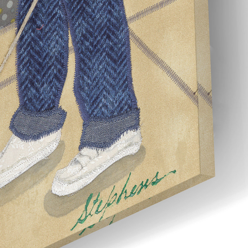 " Double Dutch " by Phyllis Stephens, 12" H x 12" W x 0.13" D