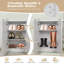 Armoire de rangement pour chaussures Yerger