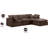 Itala Velvet L-Shaped Sectional Reversible-94482368