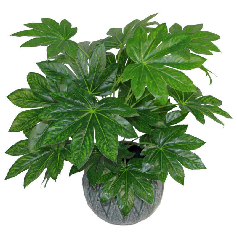60cm Realistic Large Artificial Foliage Plant with Pot.