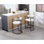 Beatryce Upholstered Counter Stool with Metal Frame-896570708