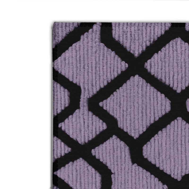 Tapis intérieur et extérieur rose Trellis, Rectangulaire 2 pi x 3 pi