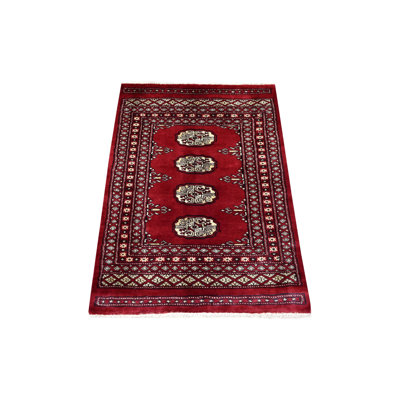 Torbin One-of-a-Kind Rectangle 2'6" X 3'9" New Age Area Rug in Red