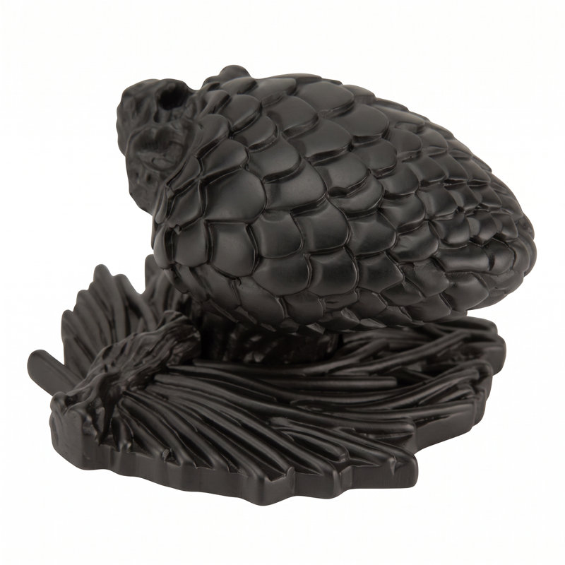 ARTS & CRAFT PINECONE KNOB, Matte Black