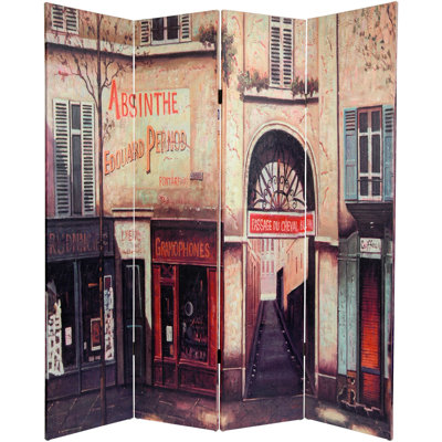 Parisian Cafe Room Divider