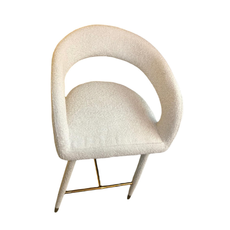 Tabouret Albertus, Blanc