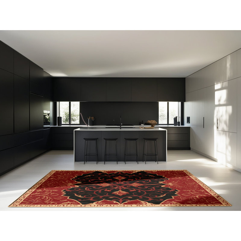 Sacred Trellis Rug, Square 4'
