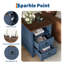 45.7cm W Manufactured Wood Bedside Table
