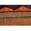 Tapis de couloir unique en laine beige 2 pi 9 po x 9 pi 8 po New Age