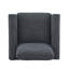 Fauteuil rembourré en tissu