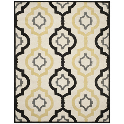 Carolene Hand Tufted Wool Geometric Rug