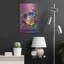  «Flower Paint Splash 1» par Rey Klimt, art mural en métal, 16 po x 24 po-570014300