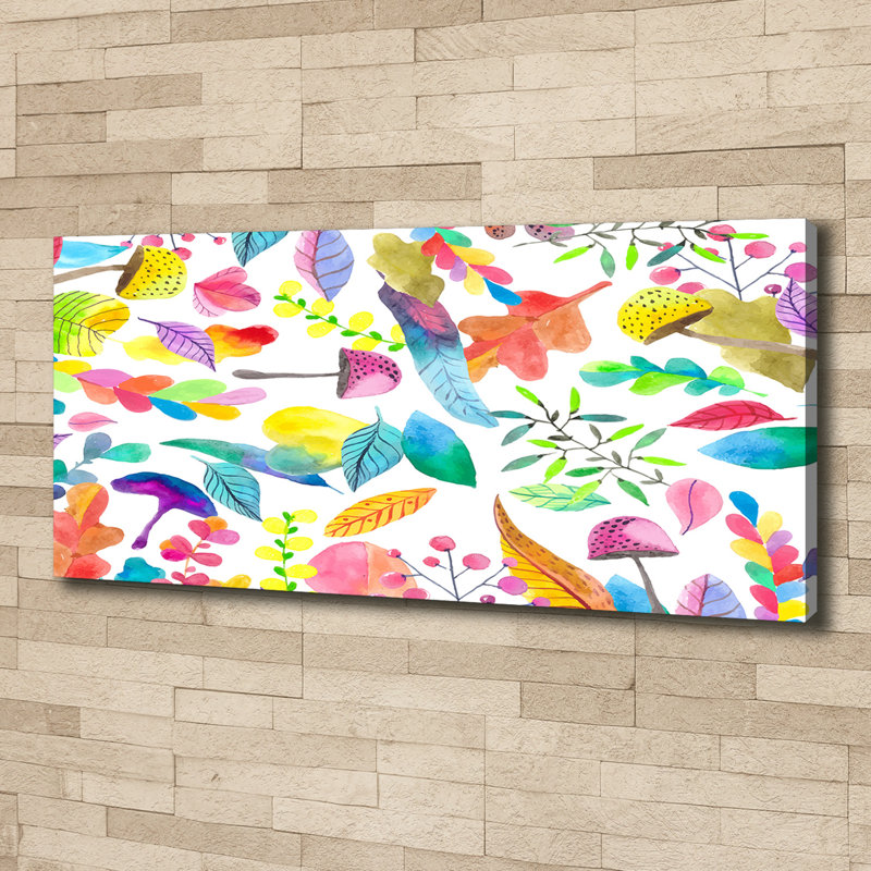 Floral Pattern - Wrapped Canvas Print
