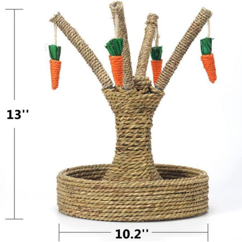 Cat Rattan Grass Scratcher Climbing Tree