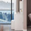Meuble-lavabo de 41 po avec tabouret de 41 po de large et tabouret rembourré, très grand miroir à DEL à commande tactile, interrupteur à 3 couleurs, commode de rangement multi-couches à la mode-2100476941