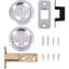 Serrure ronde pour porte escamotable-15651960