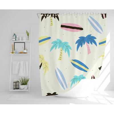 Madyson Polyester Shower Curtain