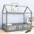Leoti Twin Wooden House Bed-1069826561