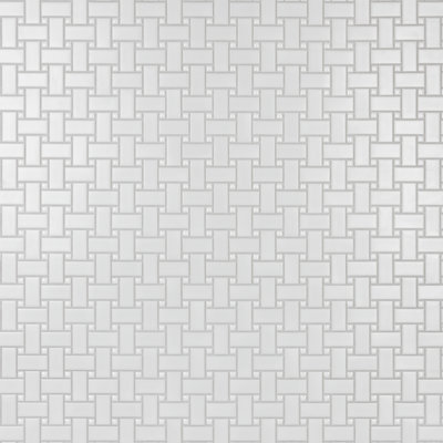 Metro 1.32" x 2" Porcelain Basketweave Mosaic Wall & Floor Tile