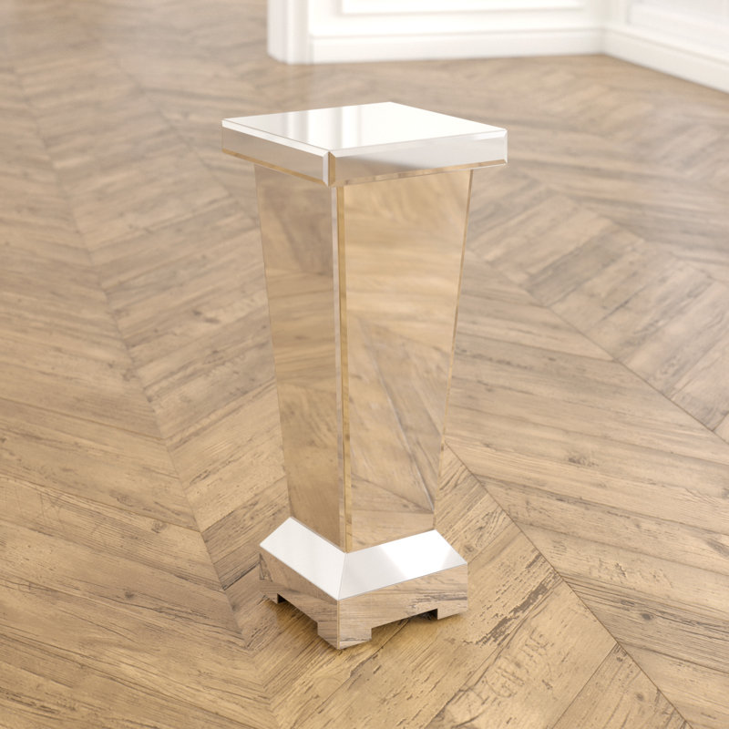 Sofa Side Table for Living Room Furniture, Mirrored Bed Side Table, Telephone End Table, 60cm H X 26cm W X 26cm D