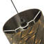 20 cm H Drum Cotton Blend Lamp Shade ( Screw On ) in Gold