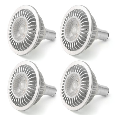 AR70 LED Light Bulb (BA15D B15 Base) - 7W, 500Lm, AC/DC 12V - Natural White - 50W Halogen Replacement - 4 Pack For Home And Commercial Lighting