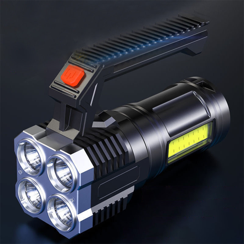 Night Light Explosion LED Flashlight Super Bright Rechargeable Camping Flashlight Table Lamp Outdoor Lighting