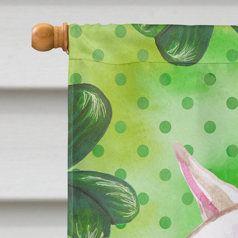 40 x 28 po en polyester à 2 côtés de la st patrick drapeau maison, Bull-terrier