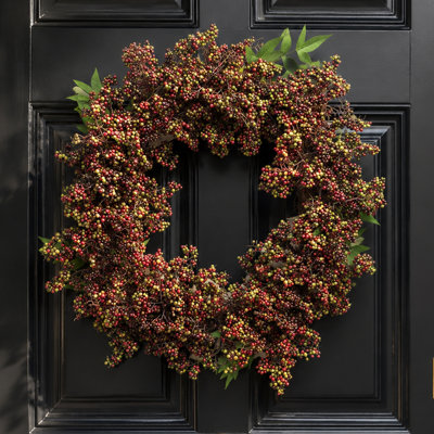 Faux Plastic Wreath