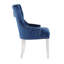 Chaise parsons capitonnée en velours-126135159-126135160
