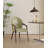 Retro Solid Wood Ebony Backrest Armrest Dining Chair