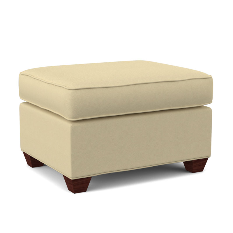 Repose-pieds standard Avery, Beige pâle Dillon, Acajou empire