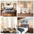 26" Rustic Farmhouse Resin Antler Table Lamp with USB Ports
