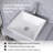 Deaon 36" Single Bathroom Vanity Set with Vessel Sink, Manufactured Wood Top, Faucet, Drain-1970400901-1970400900