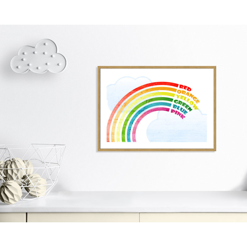 Art sur toile, couleurs, Cadre en chêne, 34.5" H x 24.5" W x 1.18" D