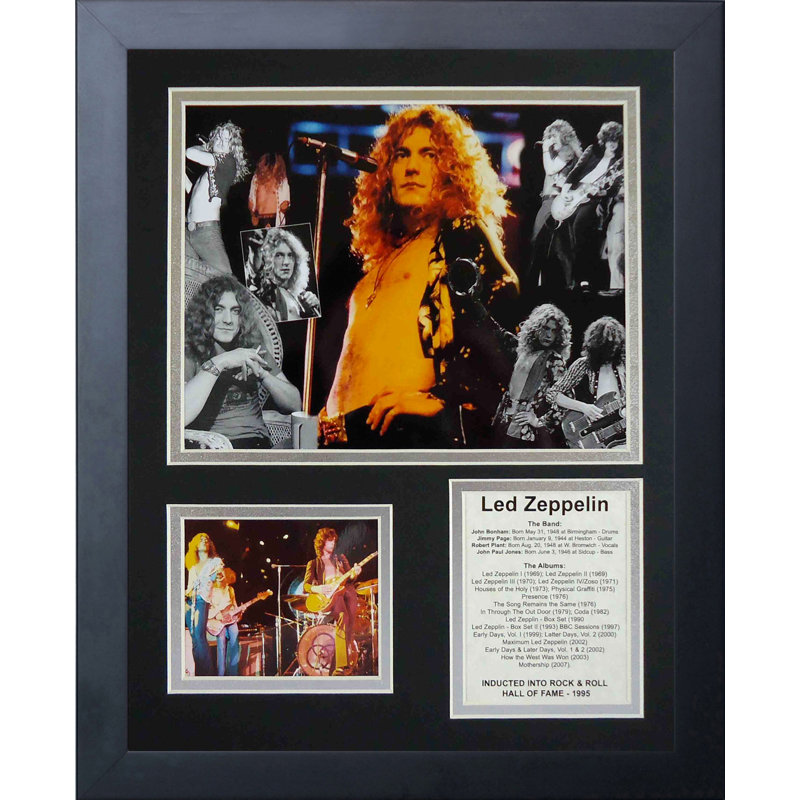 Led Zeppelin Framed Memorabilia