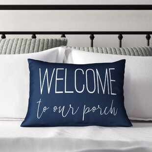 Welcome Wreath Canvas Throw Pillow (Welcome)  Throw pillows bedroom, Throw  pillows white, Pillows