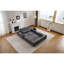 Canapé-lit pliable modulaire PlayCouch pour salon et chambre à coucher à extension instantanée, confortable et créatif avec un siège latéral, gris foncé.-129240180