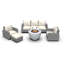 6 - Person Patio Conversation Set with Cushions