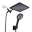 Adjustable 12" Rectangular High Pressure Dual Shower Head with 6-Spray Handheld Shower with Filter-110379265