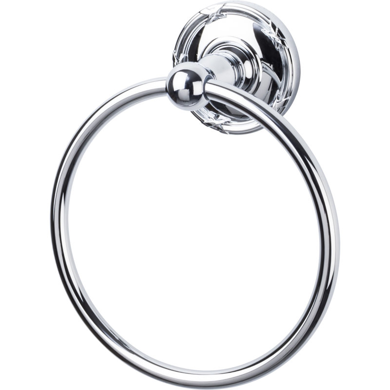 Edwardian Bath  Towel Ring, Polished Chrome