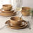 Rockaway 12 Piece Dinnerware Set-263453136