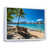 White Floater Framed